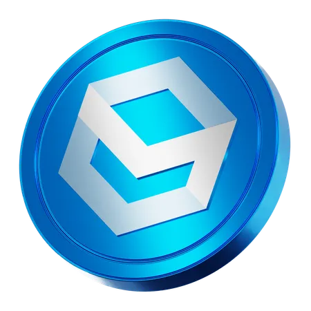 Chain Coin  3D Icon
