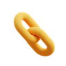 3d chain link emoji