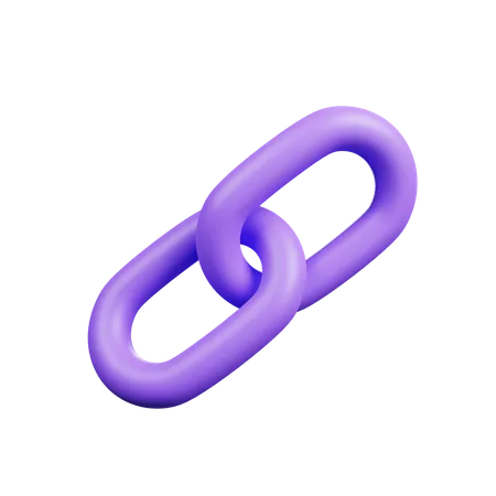 Chain Linked  3D Icon