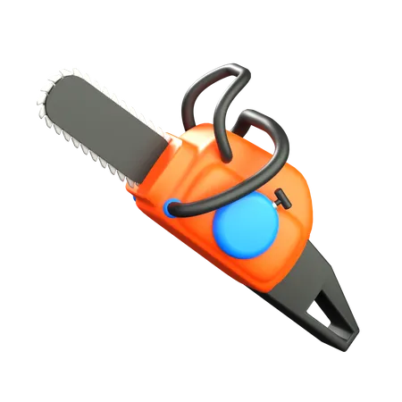 Chain Saw  3D Icon