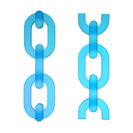 Chaîne  3D Icon