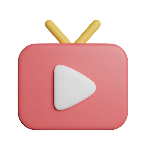 Chaîne TV  3D Icon