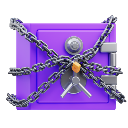 Chained 3D Icon