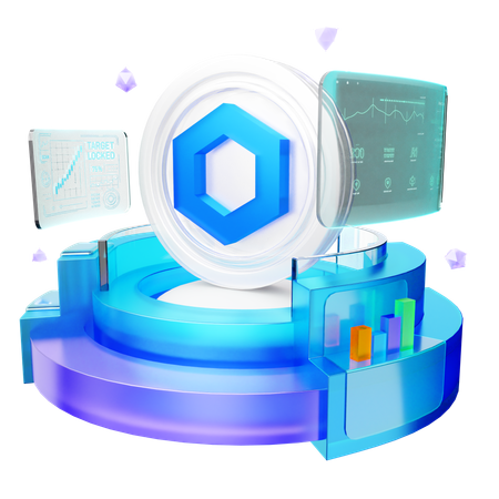 Chainlink  3D Icon