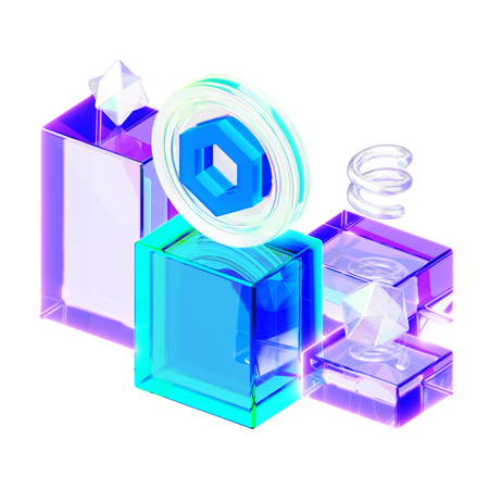 Chainlink  3D Icon