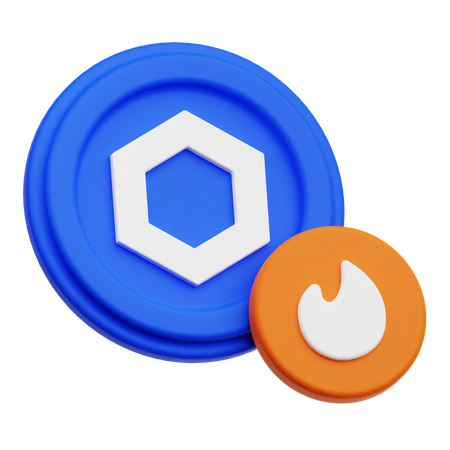 Chainlink Burn  3D Icon