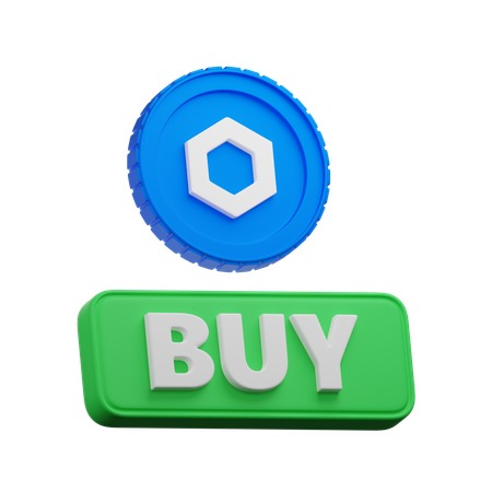 체인링크 구매  3D Icon