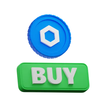 Chainlink Buy  3D Icon