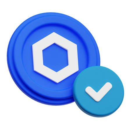Chainlink Check  3D Icon