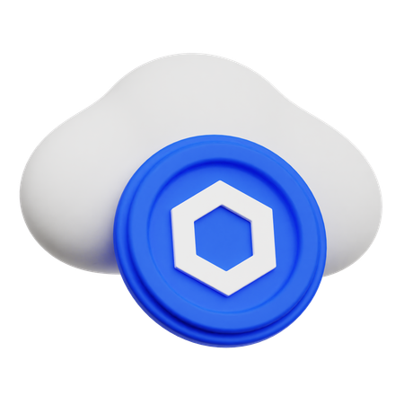 Chainlink Cloud  3D Icon