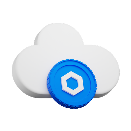 Chainlink Cloud  3D Icon