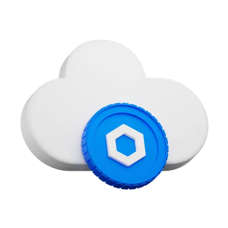 Chainlink Cloud  3D Icon