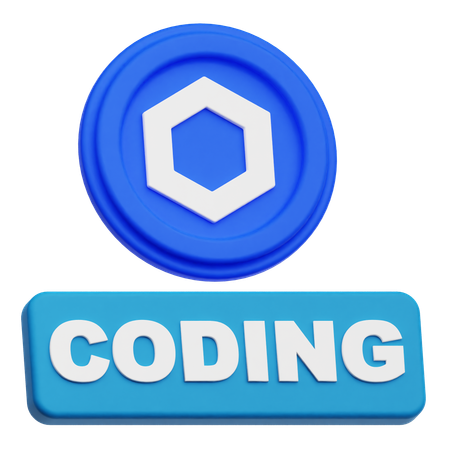 Chainlink Coding  3D Icon
