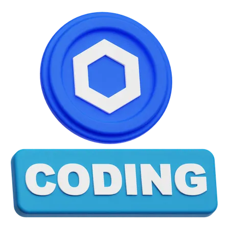 Chainlink Coding  3D Icon