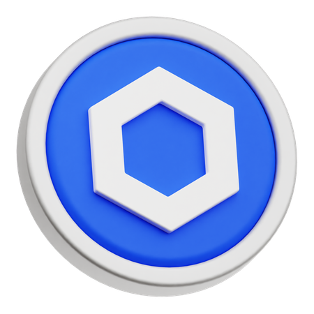 Chainlink Coin  3D Icon