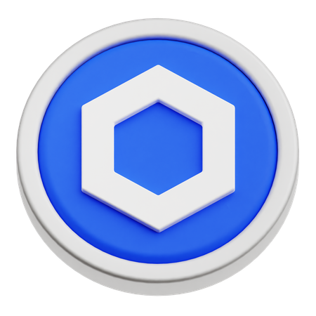 Chainlink Coin  3D Icon