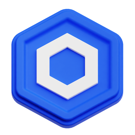 Chainlink Coin  3D Icon