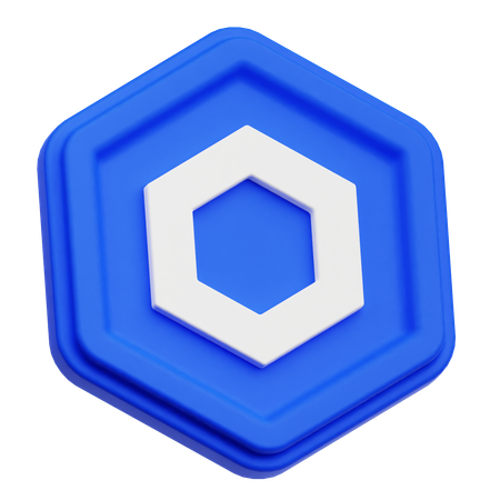 Chainlink Coin  3D Icon