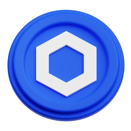 Chainlink Coin  3D Icon