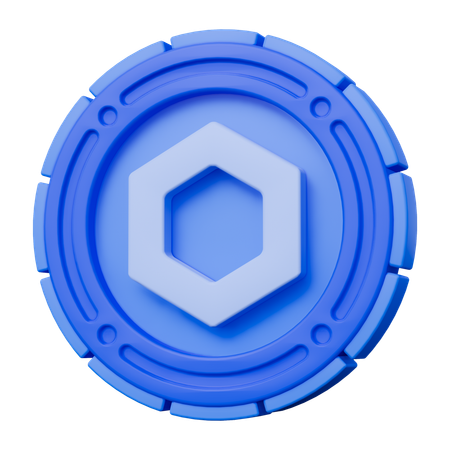 Chainlink Coin  3D Icon