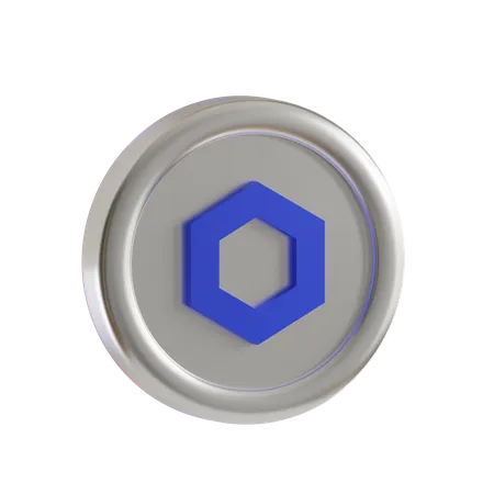 Chainlink Coin  3D Icon