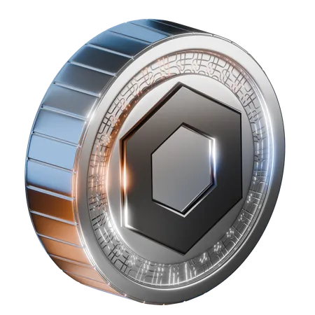 Chainlink Coin  3D Icon