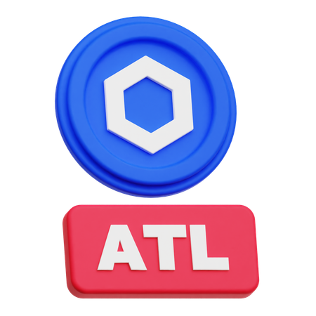 Chainlink Coin  ATL  3D Icon