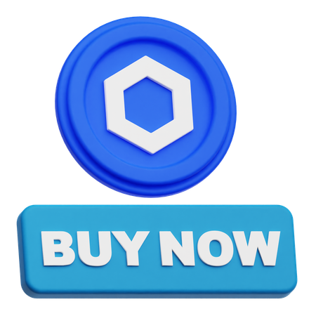 Chainlink Coin  buy now  3D Icon