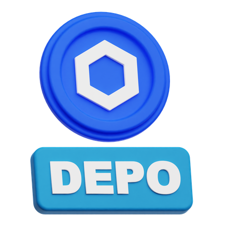 Chainlink Coin  depo  3D Icon