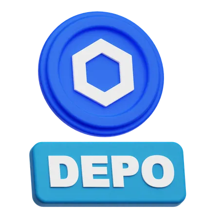 Chainlink Coin  depo  3D Icon