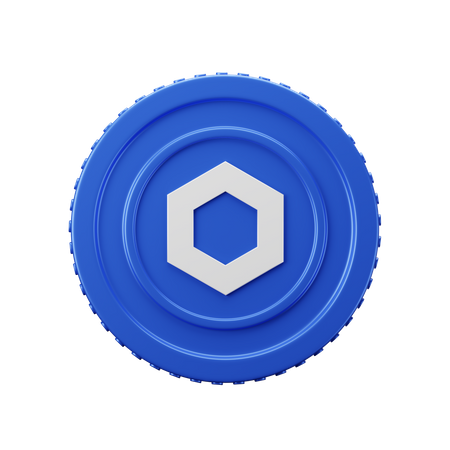Chainlink Coin LINK  3D Icon
