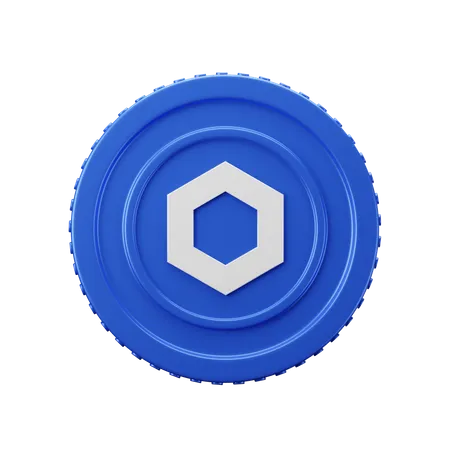 Chainlink Coin LINK  3D Icon