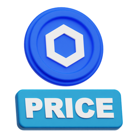 Chainlink Coin  price  3D Icon