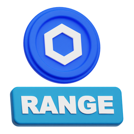 Chainlink Coin  range  3D Icon