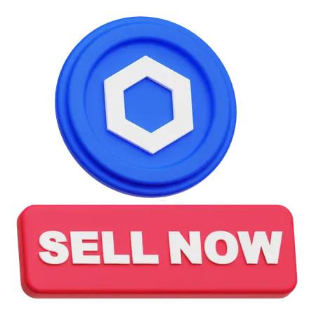 Chainlink Coin  sell now  3D Icon