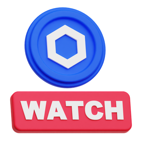 Chainlink Coin  watch  3D Icon