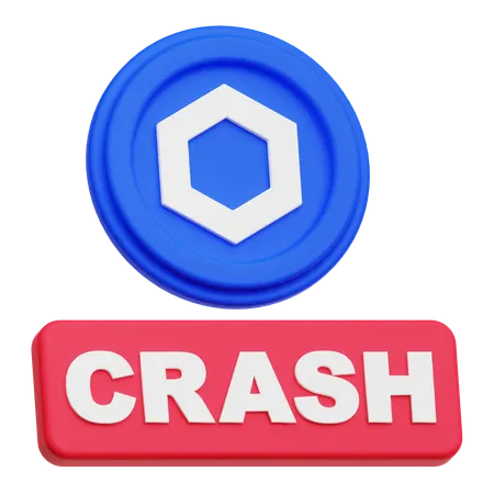 Chainlink Crash  3D Icon