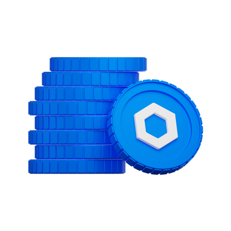 Chainlink Crypto  3D Icon