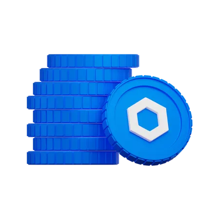 Chainlink Crypto  3D Icon