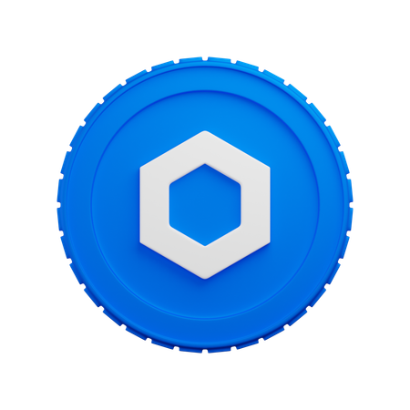 Chainlink Crypto  3D Icon