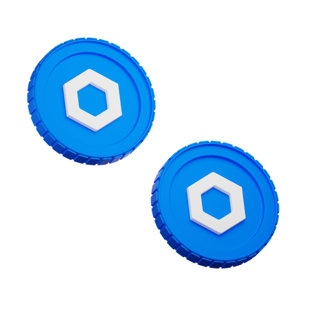 Chainlink Crypto  3D Icon