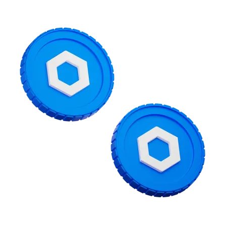 Chainlink Crypto  3D Icon