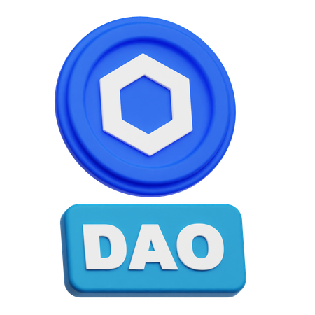 Chainlink Dao  3D Icon