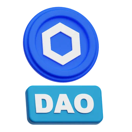 Chainlink Dao  3D Icon