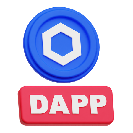 Chainlink Dapp  3D Icon