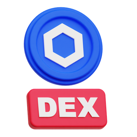 Chainlink Dex  3D Icon