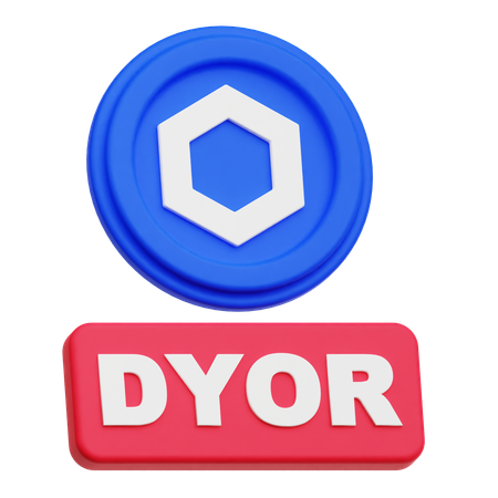Chainlink Dyor  3D Icon