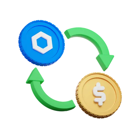 Chainlink Exchange  3D Icon