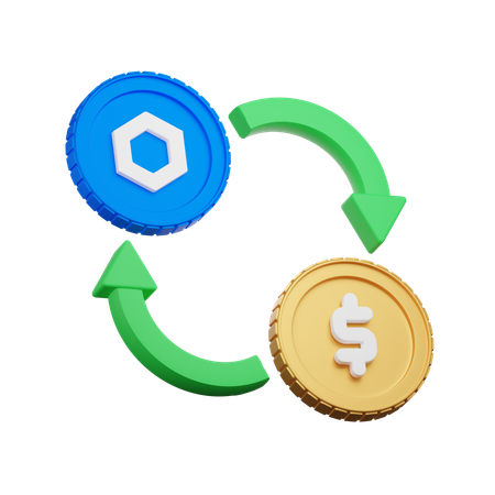 Chainlink Exchange  3D Icon