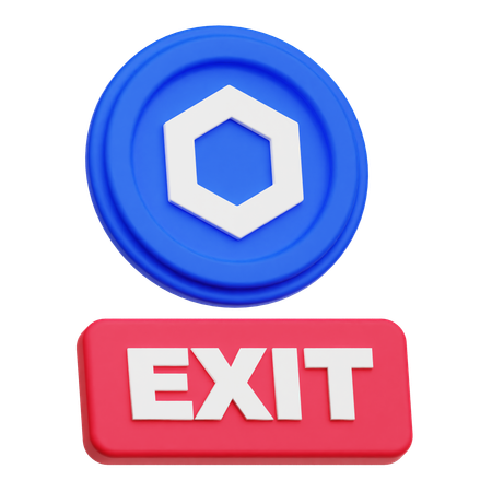 Chainlink Exit  3D Icon
